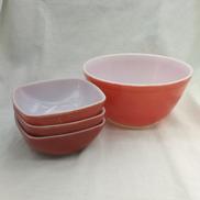 カラーボウル4点セット|PYREX