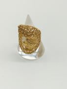 赤・透明石付きリング|選択不可