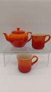 ティ-ポット&カップ2客|LE CREUSET