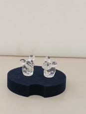 JO & HARRY ネズミペア置物|SWAROVSKI