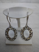 K18WGピアス|宝石無しピアス