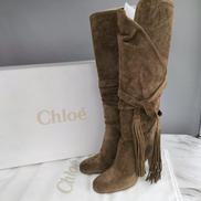 スウェードロングブーツ|CHLOE