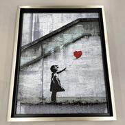 アートフレーム 「レッド バルーン」|バンクシー