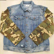 LAYERED DENIM JACKET|CELINE