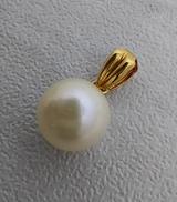 K18パールトップ|宝石付きペンダントトップ