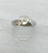 PT900K18リング|宝石付きリング