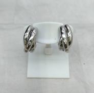 K18W　ピアス/イヤリング|宝石付きピアス