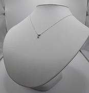 K18WGダイヤネックレス|K18WG