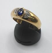 K18/PT900ダイヤリング|K18/PT900