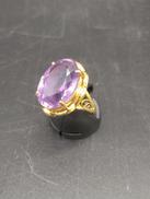 K18アメジストリング|K18