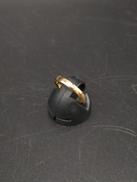 K18かまぼこ型リング|K18