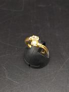 黄石付きリング|K18