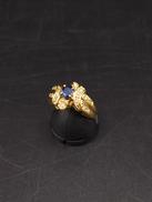 サファイヤDリング|K18/0.43CT/0.16CT
