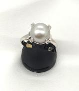 K14WGリング石付き|3.5G
