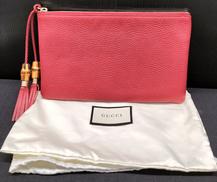 バンブータッセルレザークラッチバッグ|GUCCI