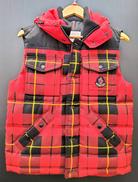 チェックダウンベスト|MONCLER