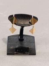 ピアス 四角×2|、