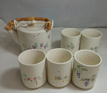 花の実 絵替わり 土瓶&湯呑5客茶器セット|たち吉