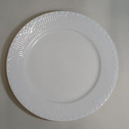 ホワイトフルーテッド ハーフレース プレート|ロイヤルコペンハーゲン