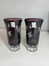 江戸切子ペアグラス|ガラス工房