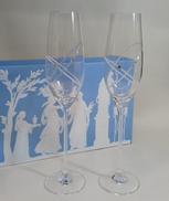 ペアシャンパングラス|WEDGWOOD