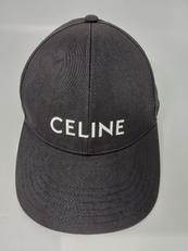 ロゴ刺繍ベースボールキャップ BLK|CELINE