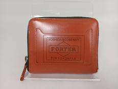 GLASS LEATHER ラウンドファスナー|PORTER