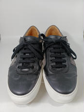 レザースニーカー　BLK|CAMERLENGO