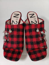 ブロックチェックサンダル|NUMERO VENTUNO