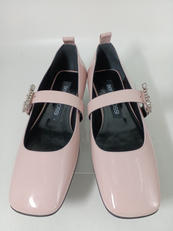 エナメルフラットシューズ　PNK|SERGIO ROSSI