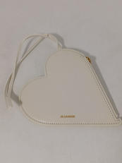 ハートポーチ　WHT|JIL SANDER