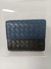 レザーコンパクトウォレット|BOTTEGA VENETA