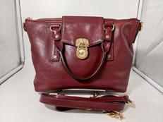 2WAY レザーハンドバッグ|MICHAEL KORS