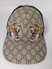 GGスプリーム ベースボールキャップ　虎柄|GUCCI