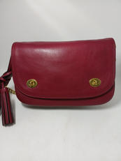 チェーンショルダーバッグ　RED|COACH