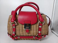 MINI BASKET BAG RED|MICHAEL KORS