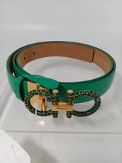 レザーベルト　　ビジュークリスタル|salvatore ferragamo