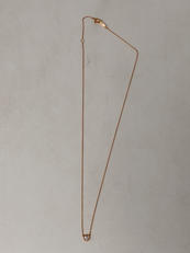 K18　石付きネックレス|4℃