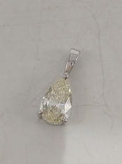 PT900 石付きペンダントトップ|不明