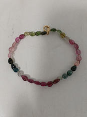 K18石ブレスレット|不明