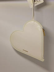 ハートポーチ　WHT|JIL SANDER