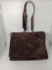 ベロアショルダーバック|CELINE