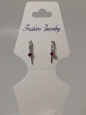 K14WG 石付きピアス|不明