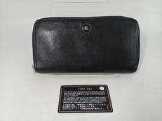 ココボタンキャビアスキンロングウォレット|CHANEL