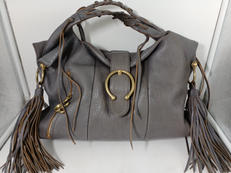 フリンジ付きレザーハンドバッグ|TOFF&LOADSTONE