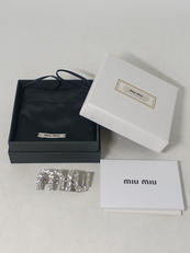 FERMAGLIO IN METALLO CRISTALLI|MIUMIU
