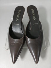 レザー ミュール|PRADA