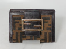 ズッカ柄二つ折り財布|FENDI