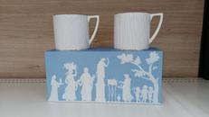 ピンストライプ柄 ペアマグカップ|WEDG WOOD