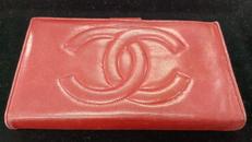 赤ココマーク 2つ折り財布|CHANEL